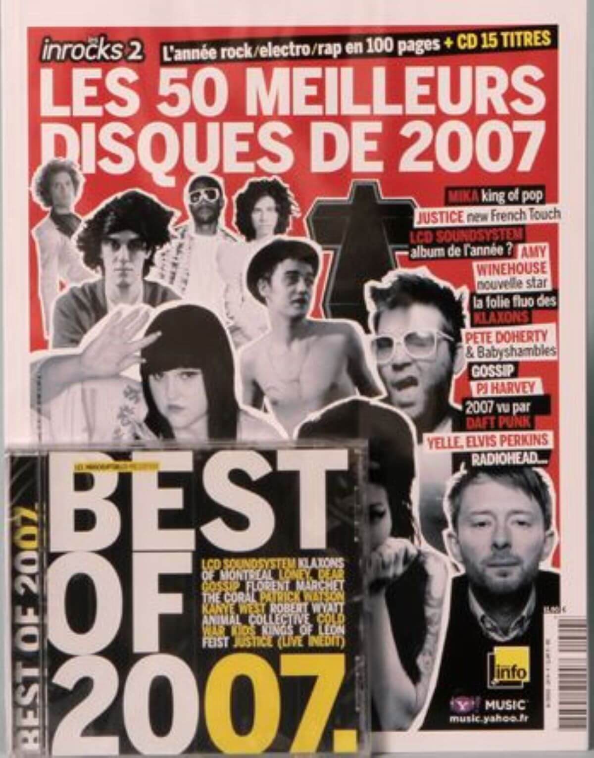 Les inrocks - HORS-SÉRIE 50 DISQUES 2007 + CD